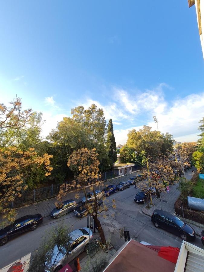 Ex-Block District Charming Studio Apartment With Treeish Sorrounding View! تيرانا المظهر الخارجي الصورة